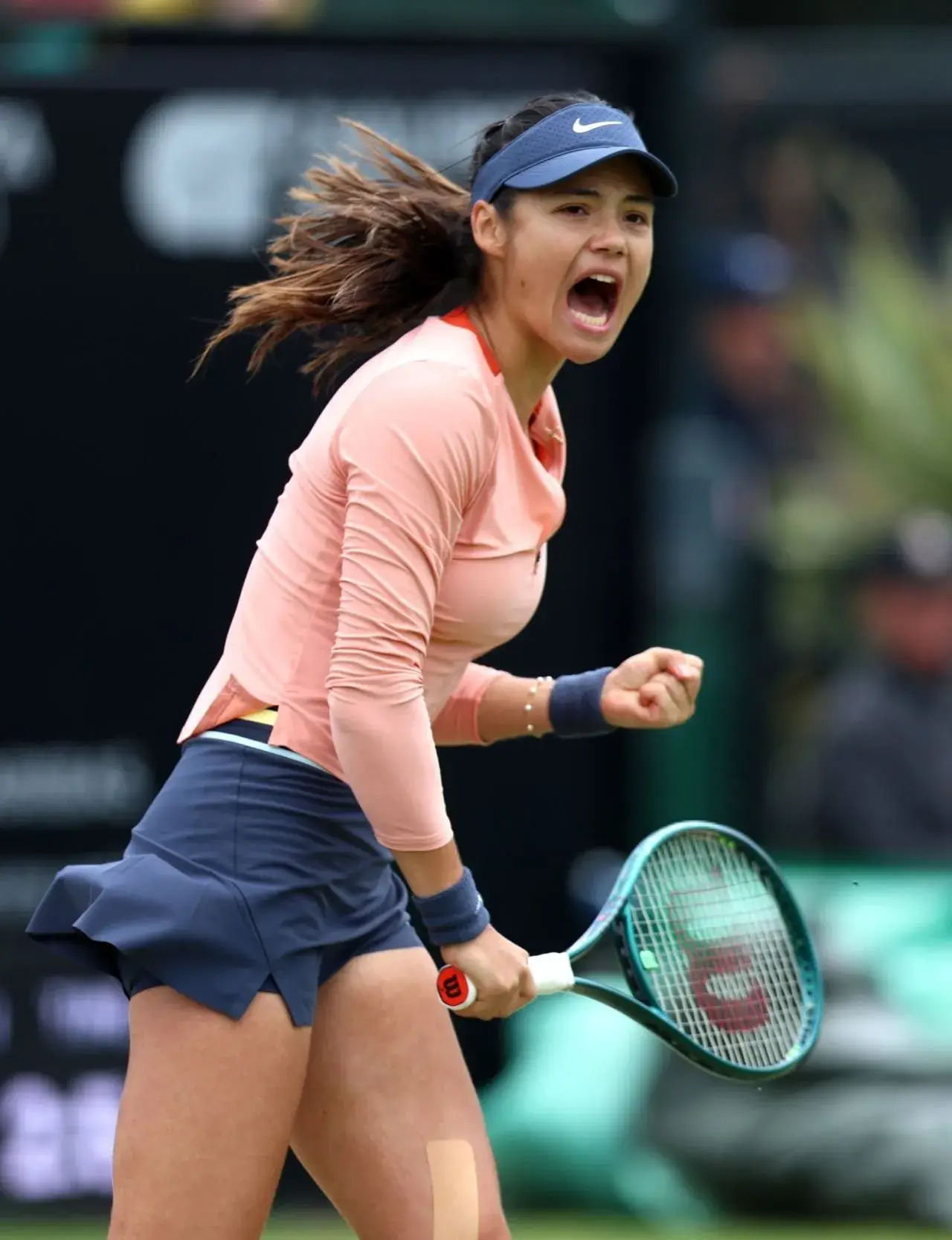 British tennis player Emma Raducanu Rothesay Open Semifinal in Nottingham